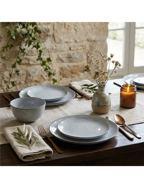PLATO DE POSTRE CERAMICA D22CM GLAZE CELESTE PLATO DE POSTRE CERAMICA D22CM GLAZE CELESTE