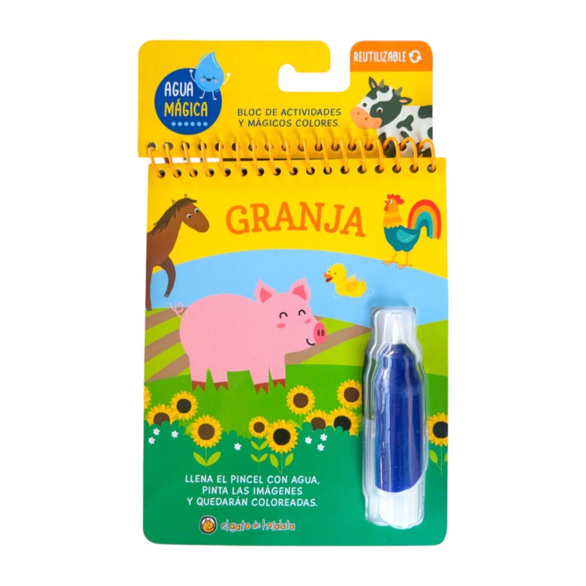 Libro Infantil con Actividades Agua Mágica - GRANJA 