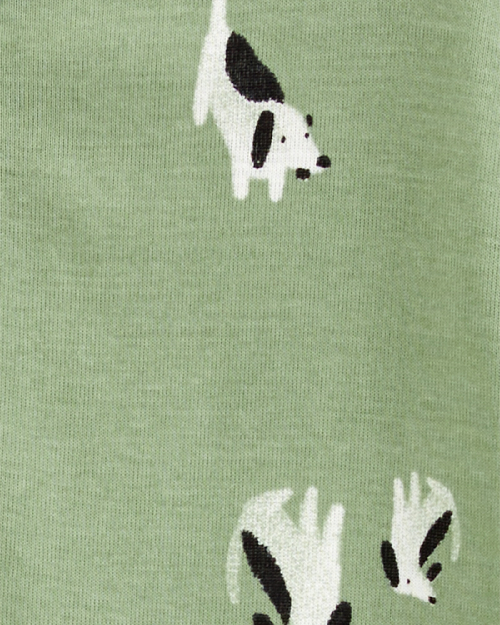 Pijama uno pieza de algodón, con pie, diseño perros Sin color