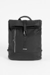 Mochila zipper de tela negro