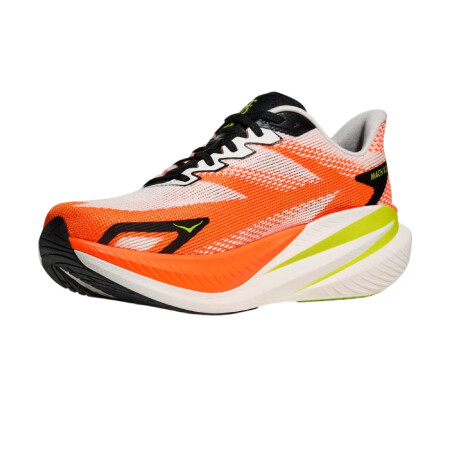HOKA MACH X 3 White Orange