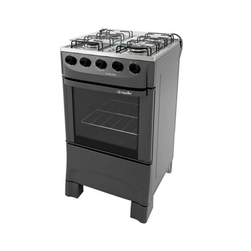 Cocina Mueller Supergas 4h Gris Grafito Cocina Mueller Supergas 4h Gris Grafito