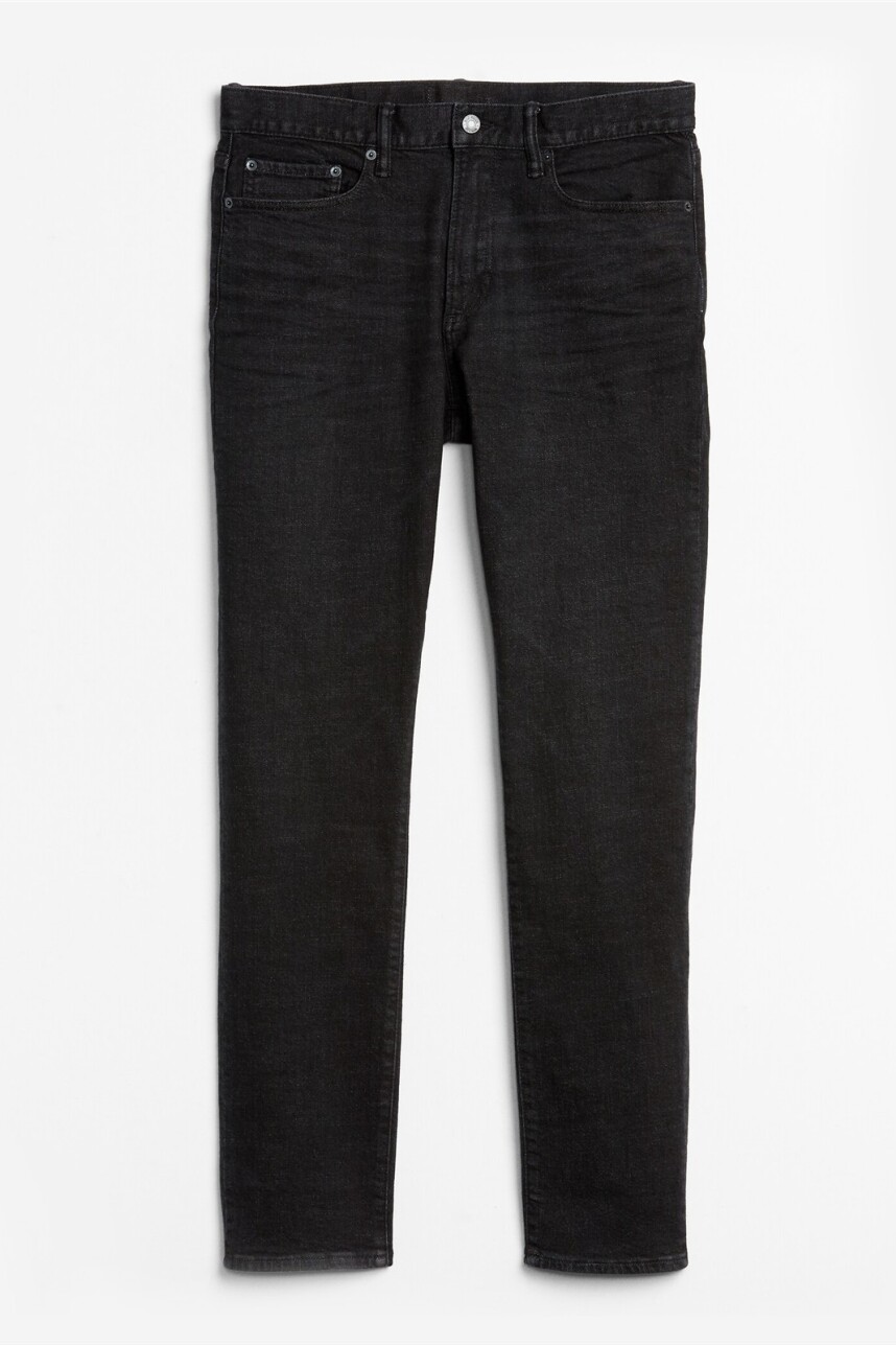 Jean Slim Taper Hombre Washed Black