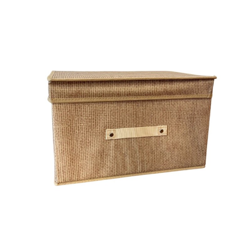 Caja Organizadora Plegable Apilable Con Tapa 40x30x25cm Caja Organizadora Plegable Apilable Con Tapa 40x30x25cm