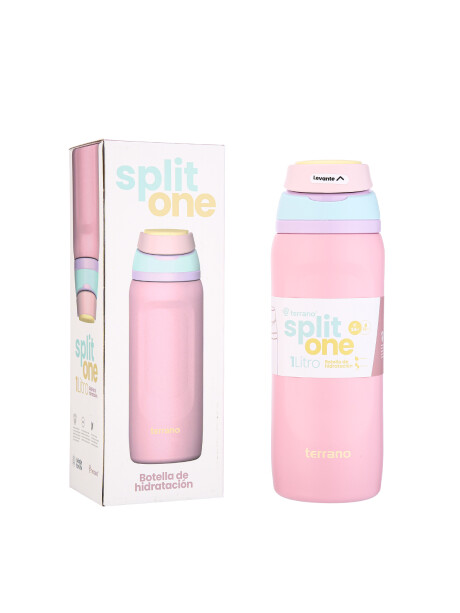 BOTELLA TERMICA SPLIT ONE POP UP 1LT. Rosado