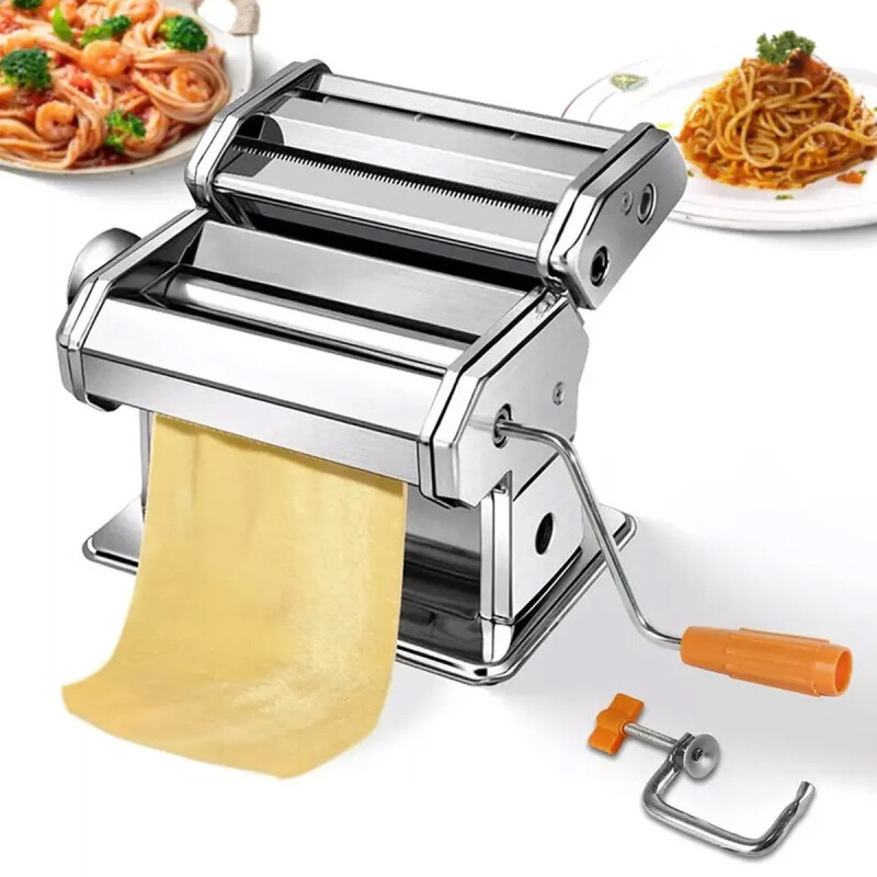 Máquina de pasta en acero inoxidable PLATEADO