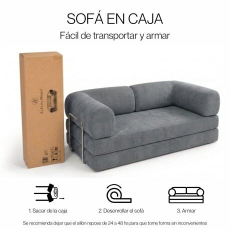 Sillón Cama 2 Cuerpos CloudNest Gris