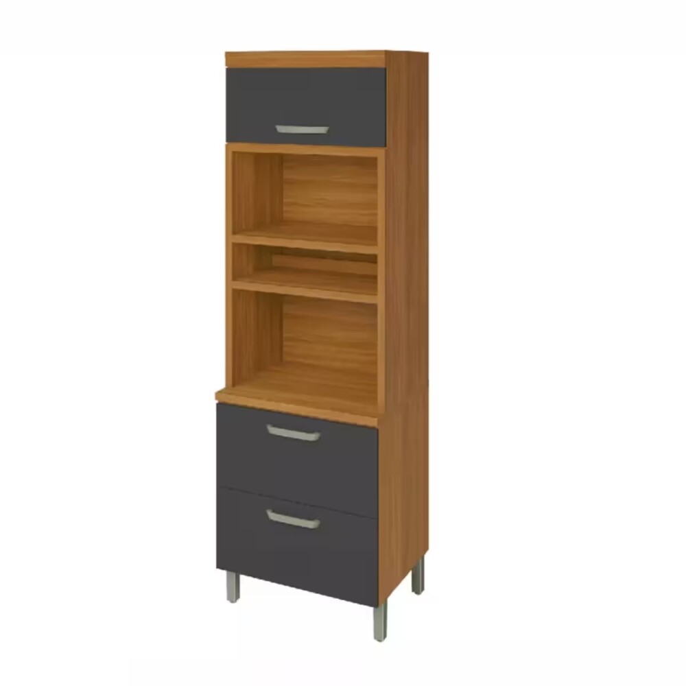 Armario Princesa 2 puertas 1 cajones Gris/freijo 70cm Armario Princesa 2 Puertas 1 Cajones Gris/freijo 70cm