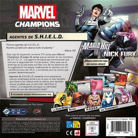 Juego de Mesa Ff Games Champions Agentes de S.h.i.e.l.d. +14 001
