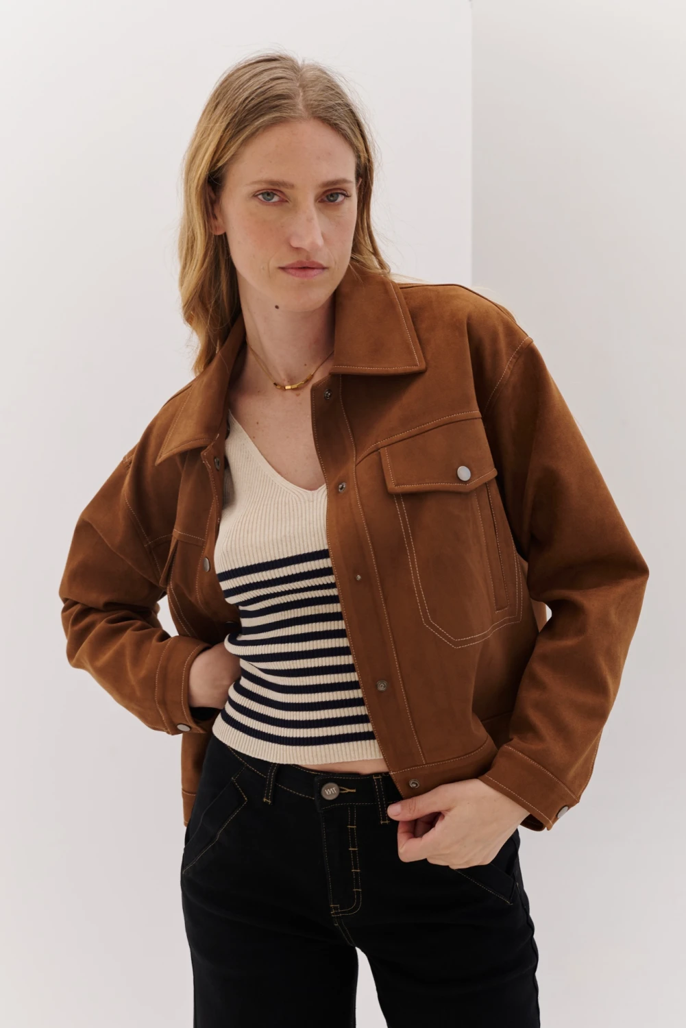 CHAQUETA GINGER camel 1