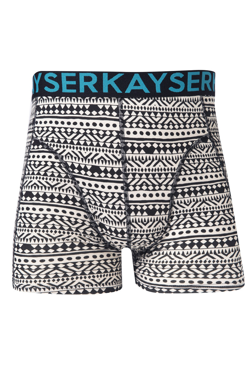 BOXER ALG. LARGO NEGRO