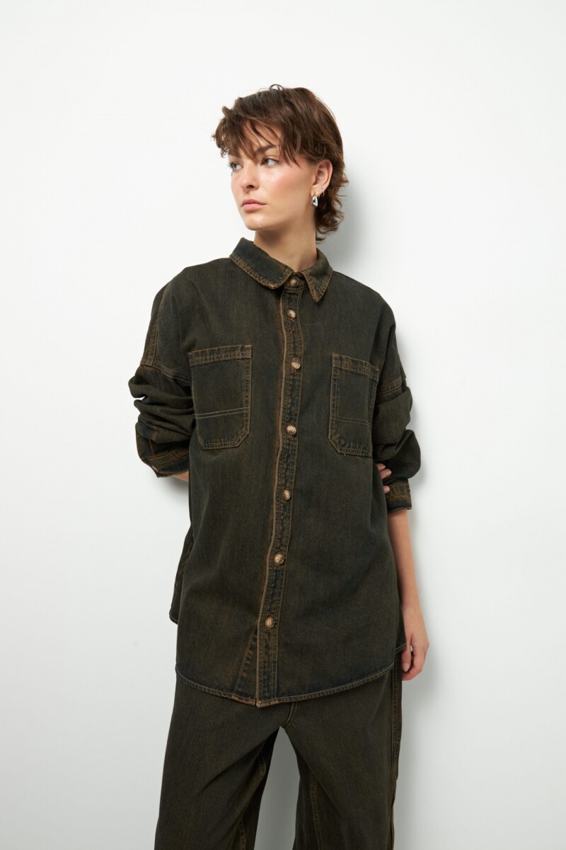 CAMISA KEINE Chocolate