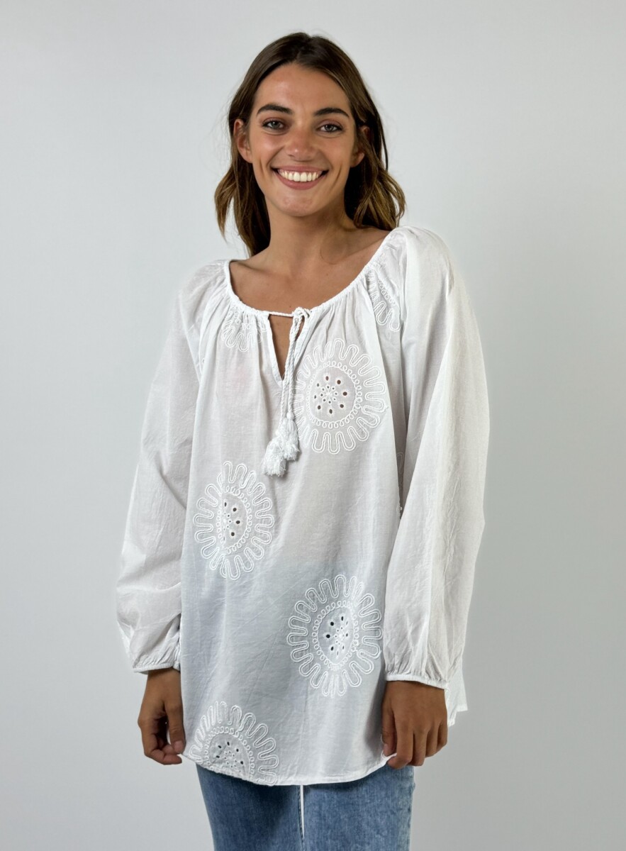 BLUSA BOREAL - BLANCO 