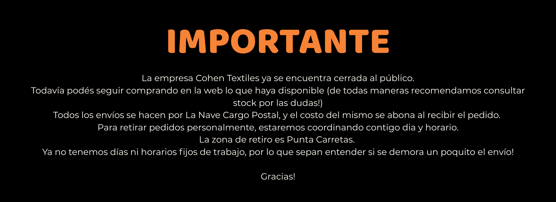 IMPORTANTE