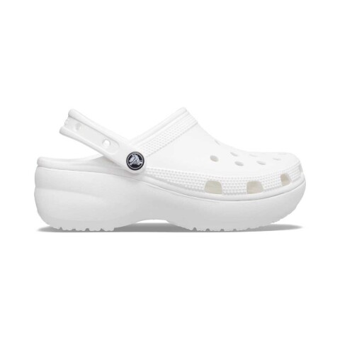 Classic Platform Clog - Mujer White