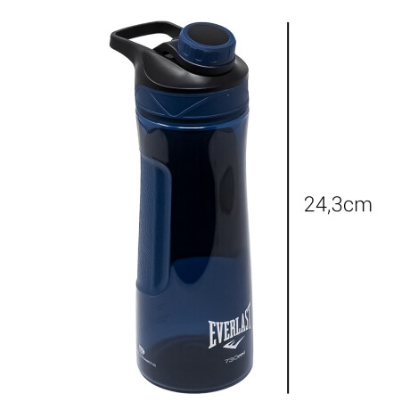 Botella Agua Deportiva Everlast Tritan 730ml C/filtro Azul