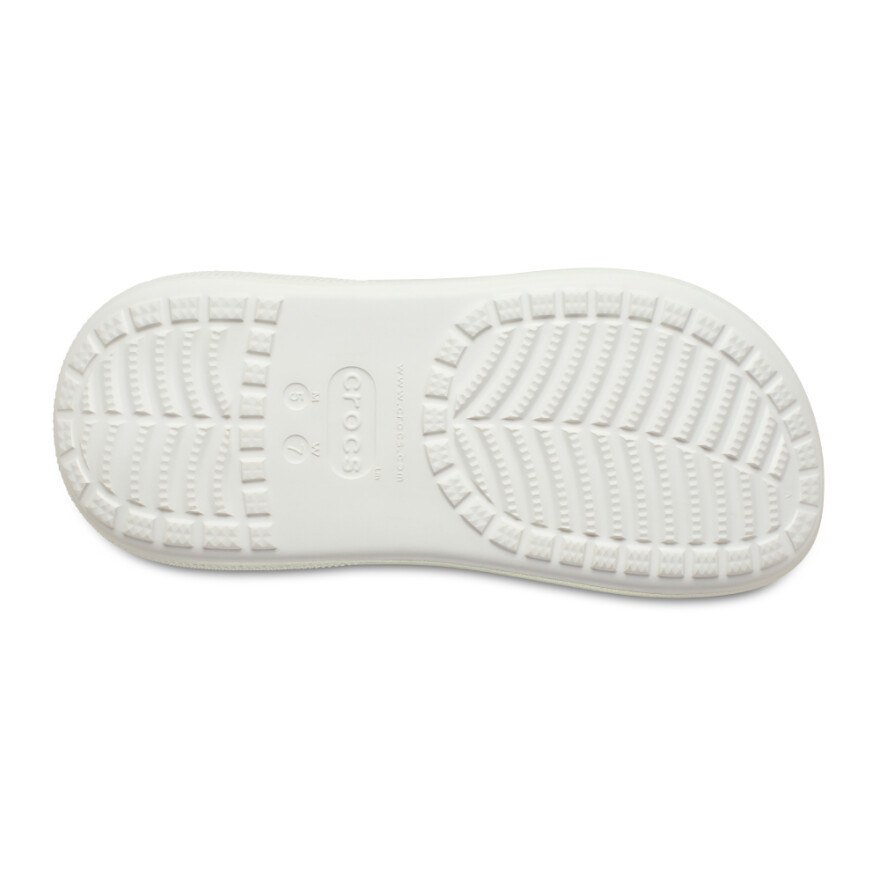 Plataformas Crocs Crush Pearlized Florals Clog - Unisex White