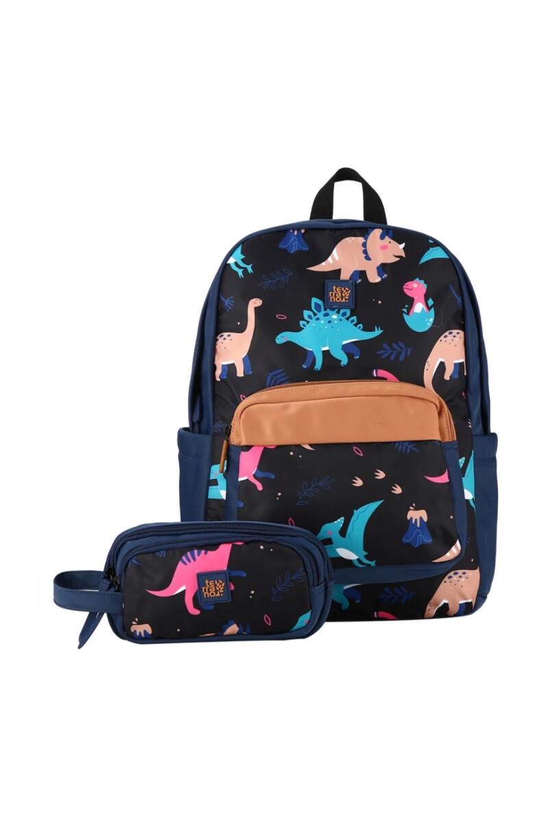 Kit Mochila + Cartuchera kids - Dino Kit Mochila + Cartuchera kids - Dino