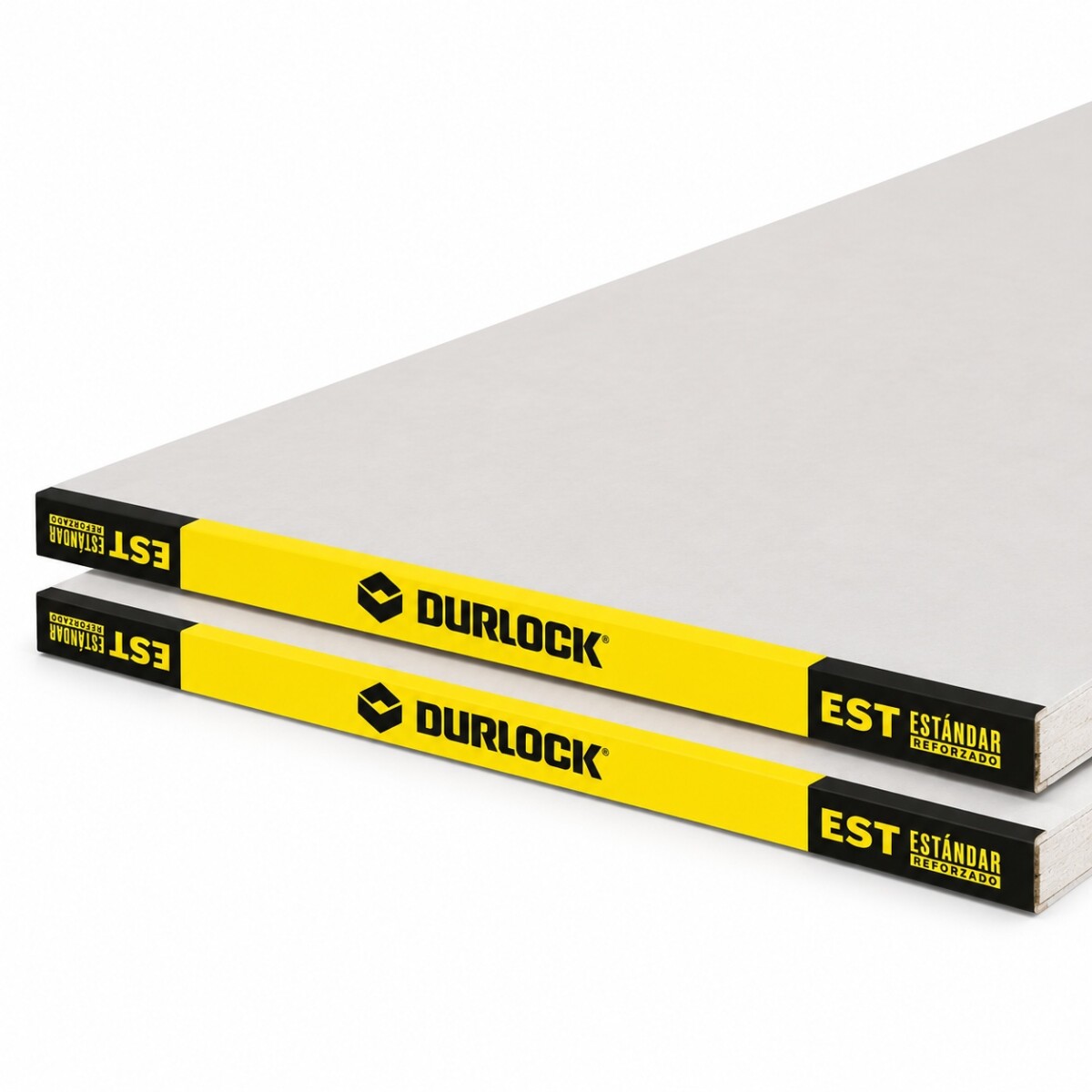 PLACA YESO REGULAR DURLOCK 1.20X2.40X12.5 BP - N/a 