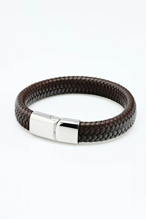 Pulsera cuero Marrón