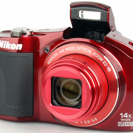 Camara Digital Nikon L610 16MP, Zoom 14X, Full Hd Roja 001