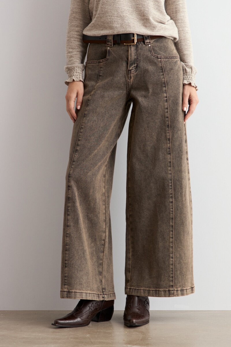 Jean culotte Mavis chocolate