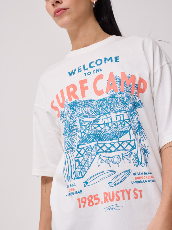 T-SHIRT SOMERA RUSTY Blanco