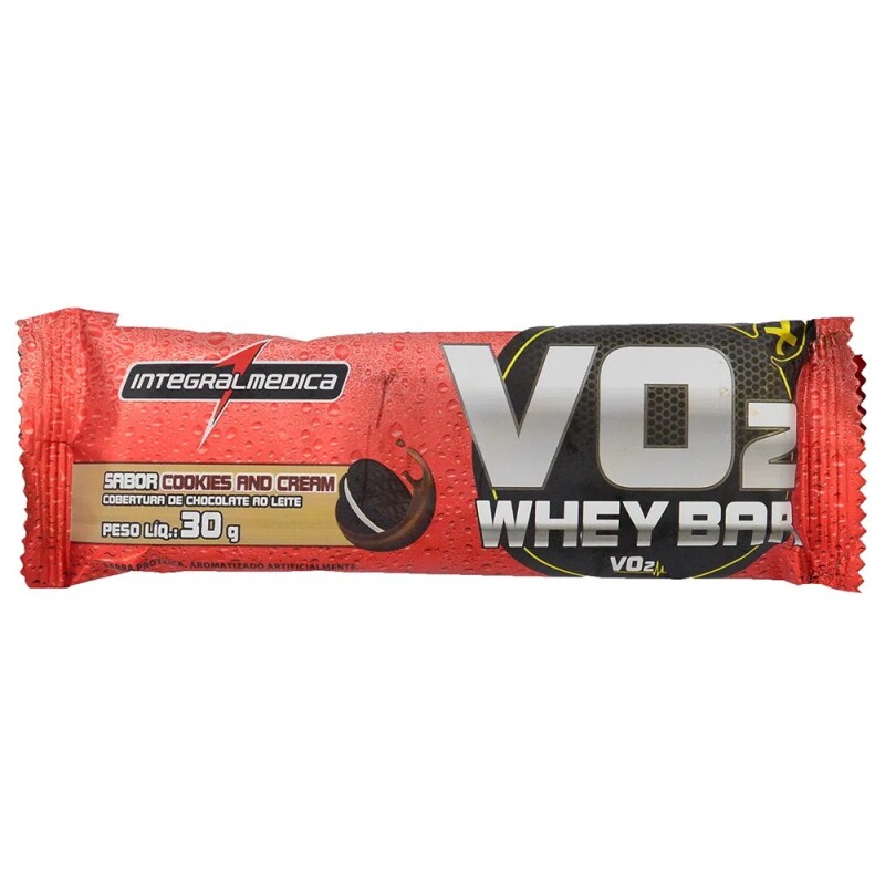 Barra Proteica Whey Bar V02 Coockies & Cream 30 Grs. Barra Proteica Whey Bar V02 Coockies & Cream 30 Grs.