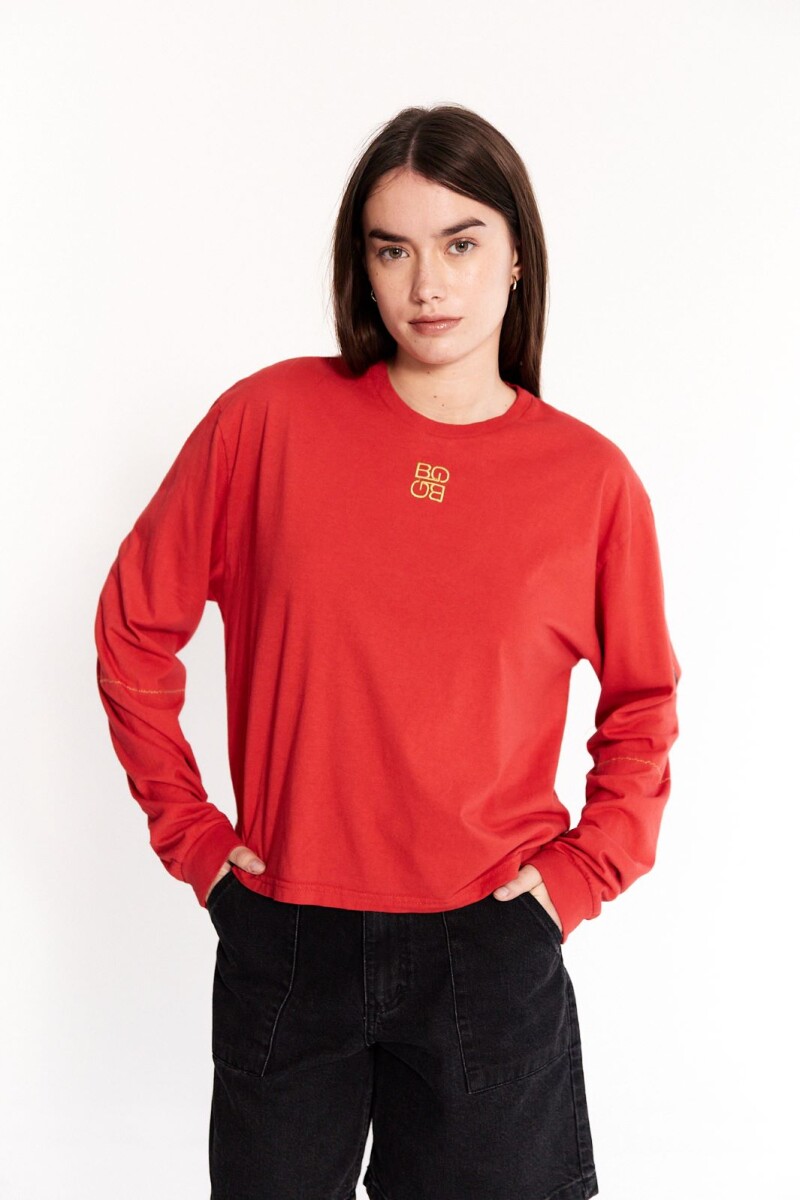 Remera Patch Rojo