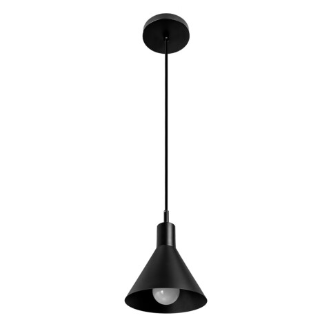 COLGANTE TONI E27 NEGRO 18CM COLGANTE TONI E27 NEGRO 18CM