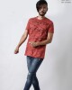 Remera We Are Falling Six Feet Terracota