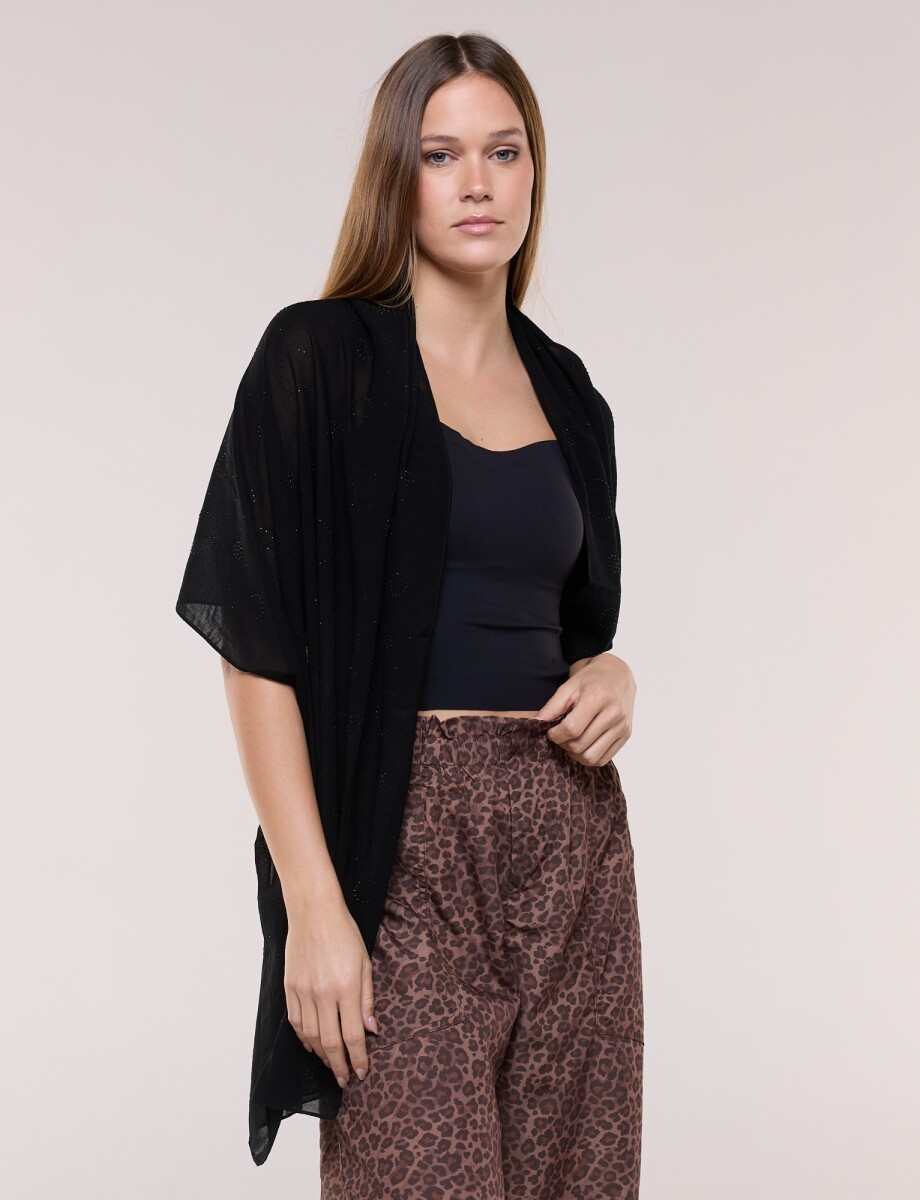 Pashmina Brillos - Negro 