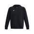 UA Rival Fleece FZ Hoodie-GRY BLK-001