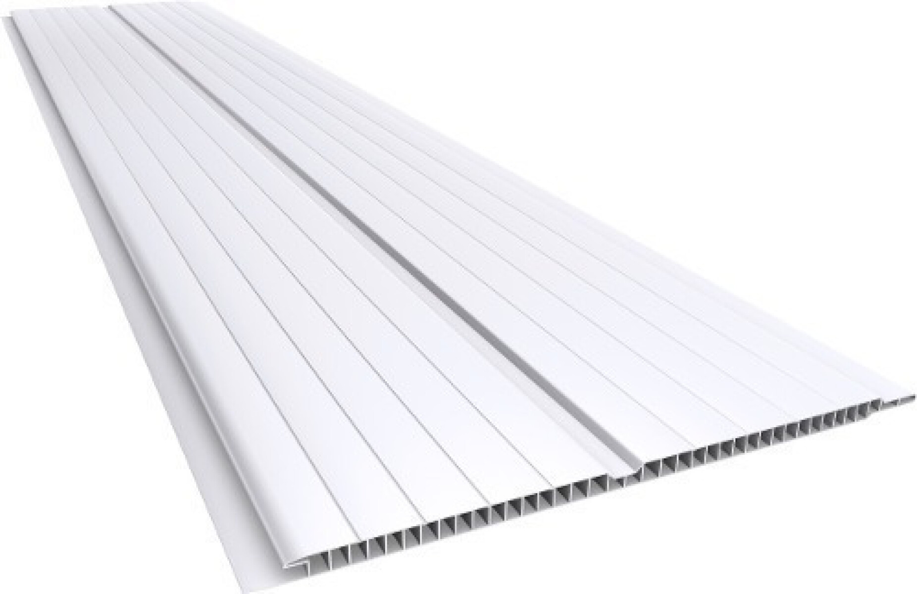 Tablilla PVC Gemini frizado 7mm blanco Plasbil 
