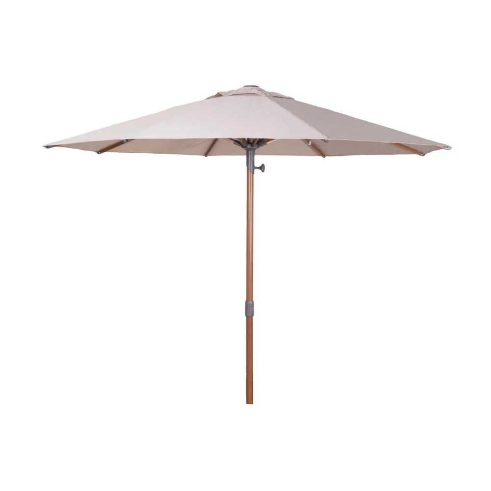 SOMBRILLA ALUMINIO 2.75M ALUMINIO NATURAL-BEIGE LINWOOD