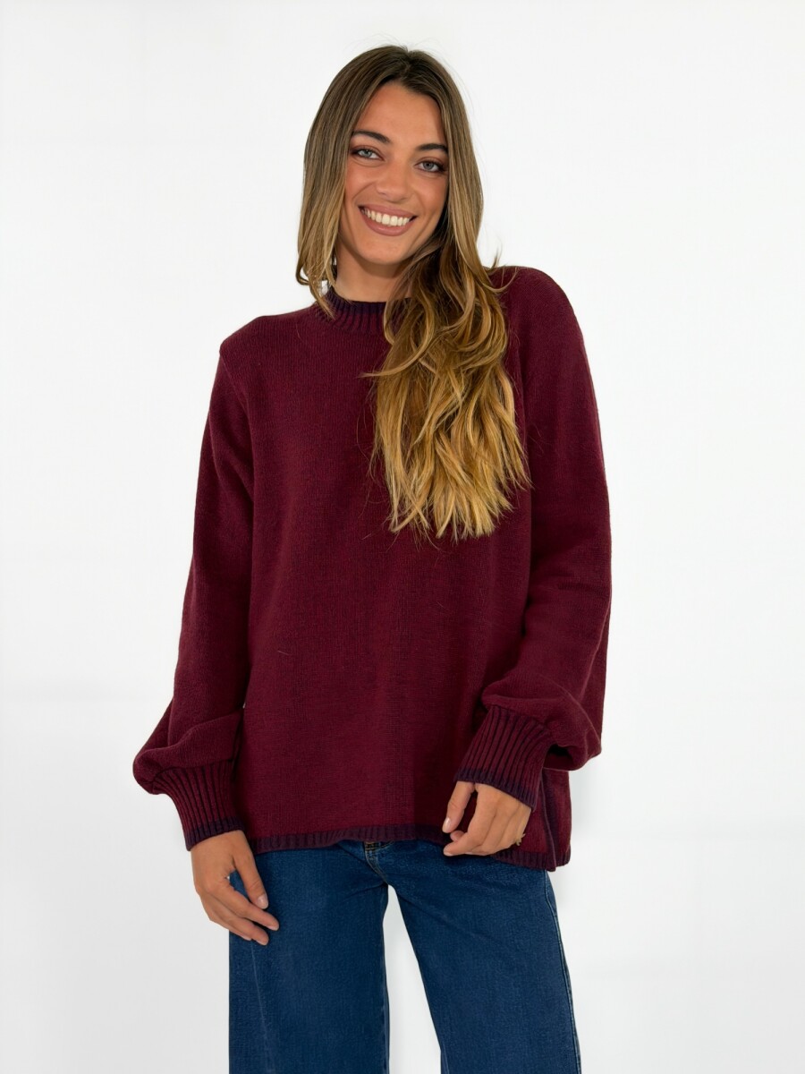 SWEATER BRUMA - BORDO 