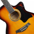 Guitarra Electro Acustica Tamaño 4/4 39 Para Diestros Con Funda Y Equalizador Clasica Imback Color Cedro Guitarra Electro Acustica Tamaño 4/4 39 Para Diestros Con Funda Y Equalizador Clasica Imback Color Cedro