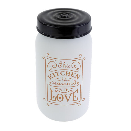 FRASCO HEREVIN VIDRIO 1LT MATTE WHITE KITCHEN LOVE BLACK FRASCO HEREVIN VIDRIO 1LT MATTE WHITE KITCHEN LOVE BLACK