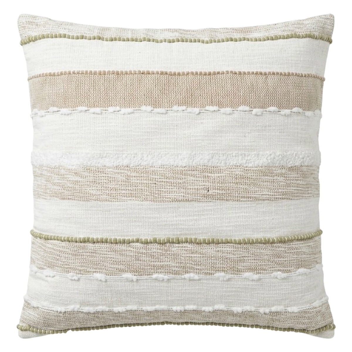 COJIN CUAD BEIGE COMB 60X60CM 
