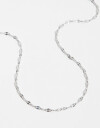 Collares Cortos Metal Collar Corto De Acero - Plateado