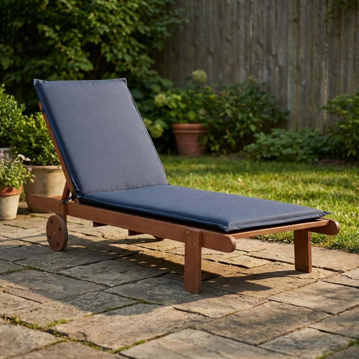 ALMOHADÓN EXTERIOR - POLIESTER AZUL SOLEIL 