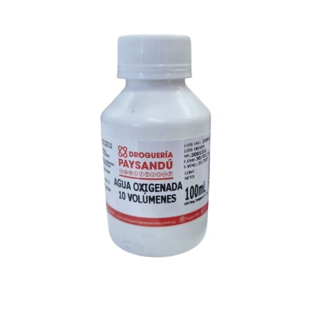 Agua Oxigenada 10 Vol. 100 cc