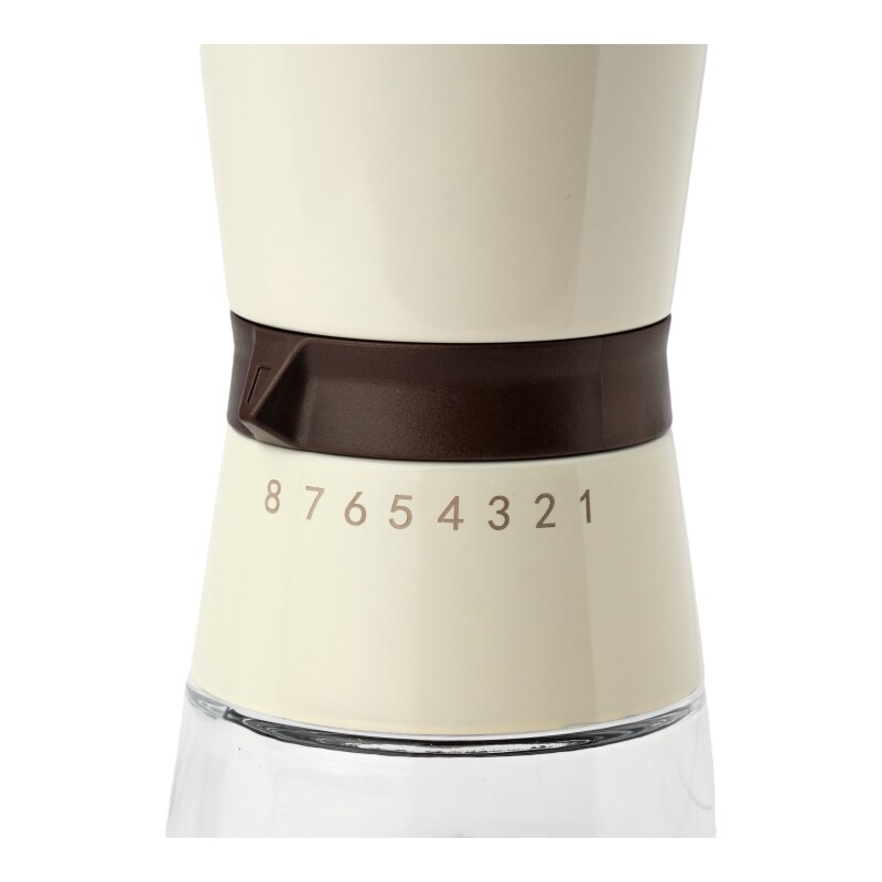 Molinillo De Café Manual 8 Moliendas Capac 200ml 60gr Granos Blanco