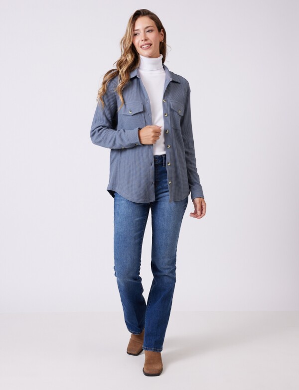 Sobrecamisa Texturada GRIS
