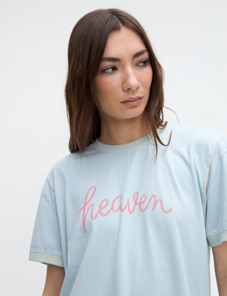 Remera Roma Celeste