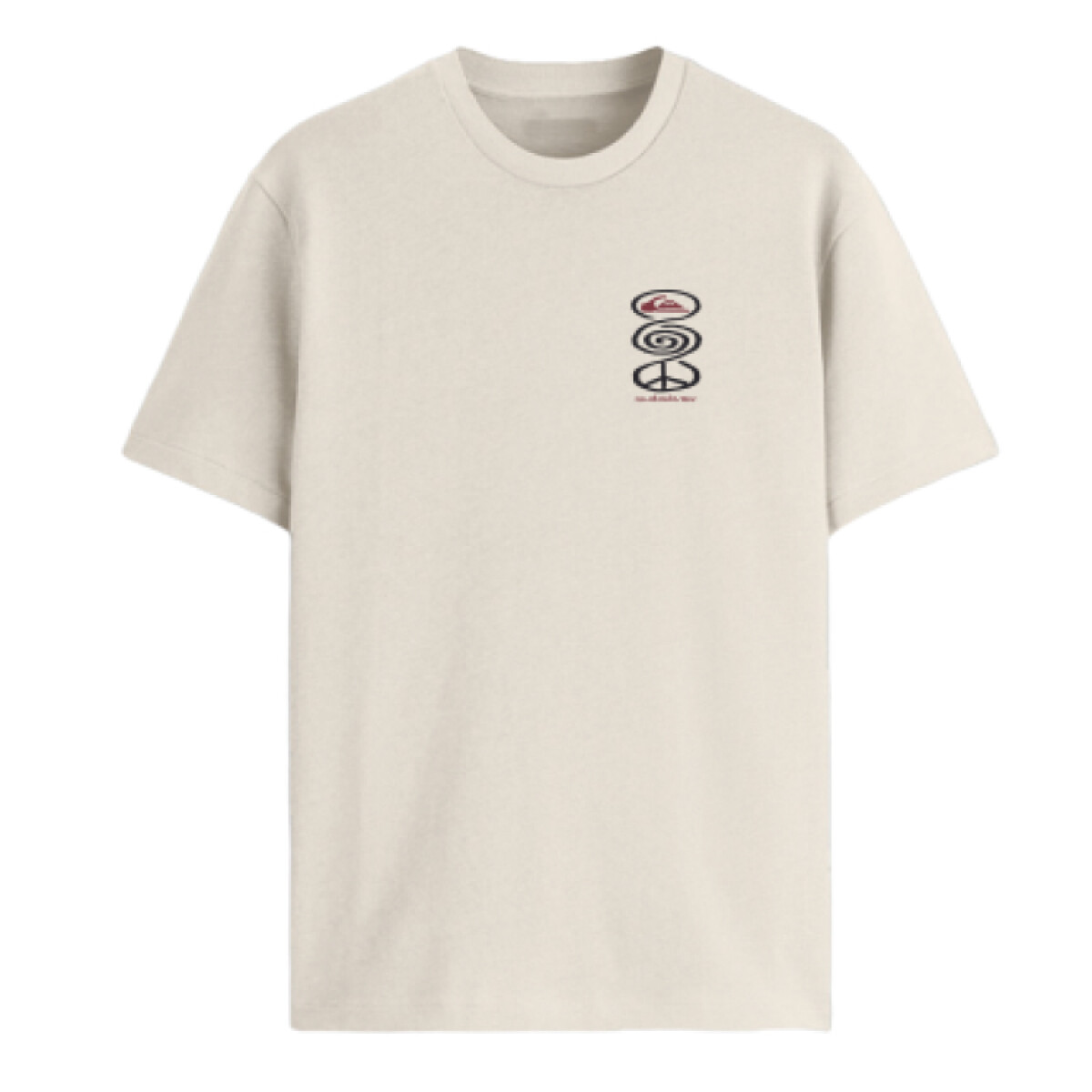 Remera Quiksilver Harmony Spyral - Blanco 