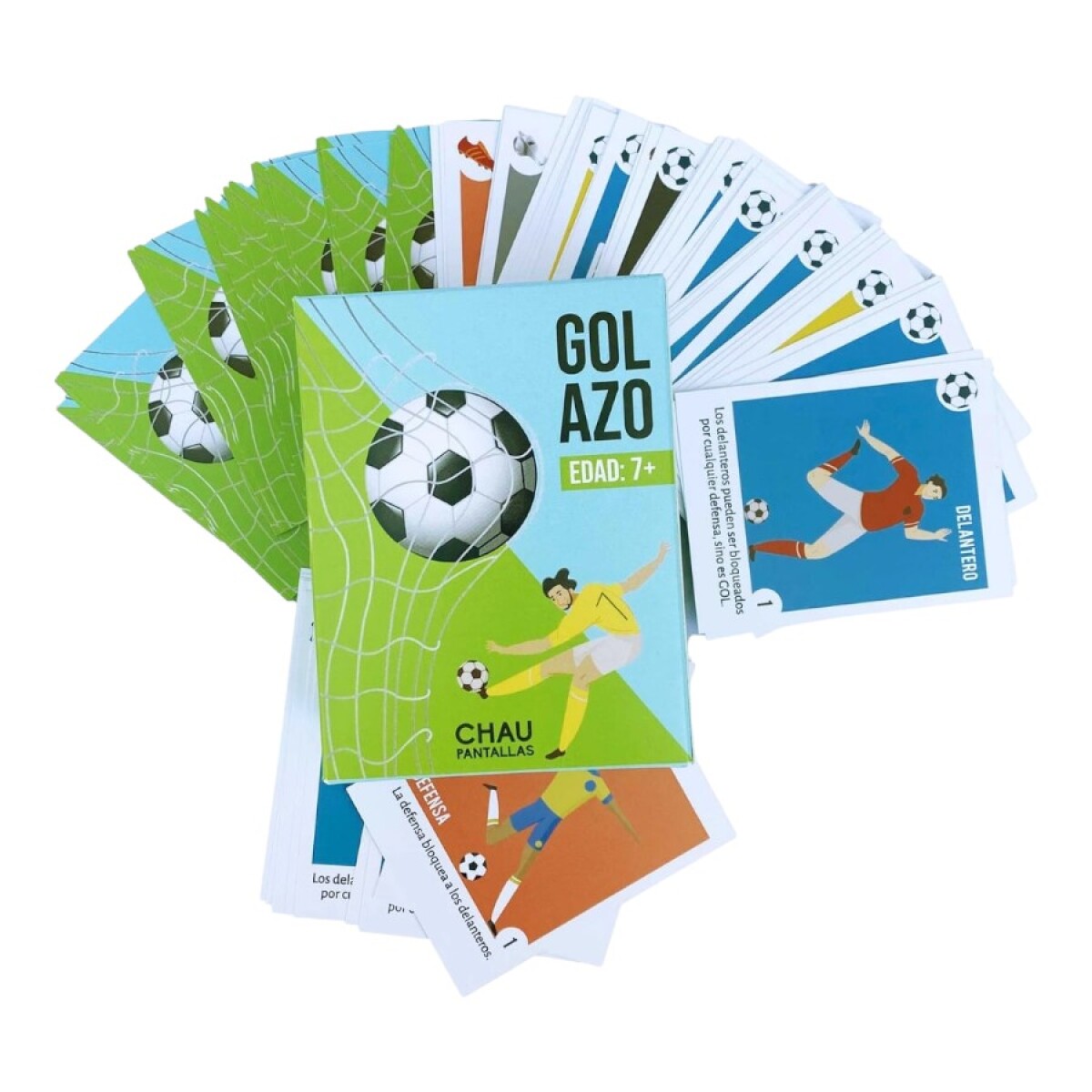 Juego de cartas Golazo Chau Pantallas 