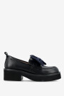 MOCASIN BOW LADY LOAFER Negro
