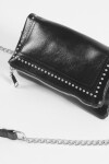 Bandolera party shinny con tachas negro