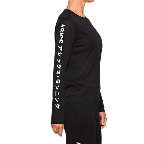 REMERA ASICS KATAKANA LS Black